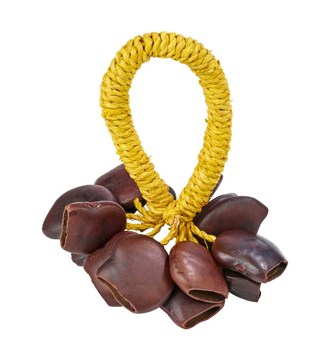 Afroton Rattle Small Juju Beans, Rope Handle