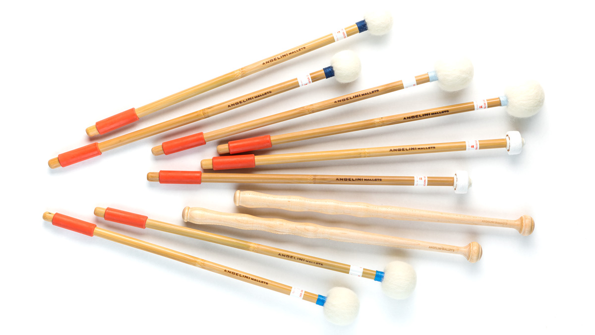 CRYPK Timpani Mallet Pack w/5 Mallets pairs Hand Bamboo/Wood