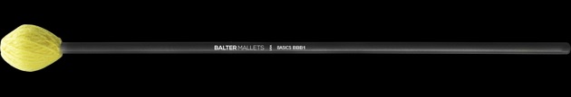 MBBBB1 Orff/School Balter Basic  – Hard, Yellow Yarn Pair (2 mallets)