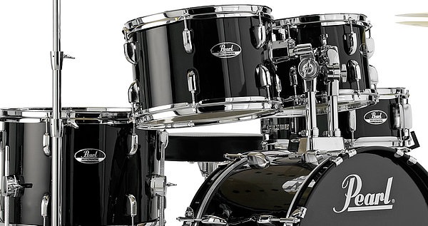 Pearl Drumset Roadshow Series Studio 5 Pieces w/ Hardware + 2 Cymbals + Throne. Bass Drum 20