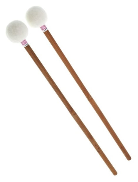 PRO-150 Timpani Mallets Medium Soft Bamboo Pair (2) Playwood