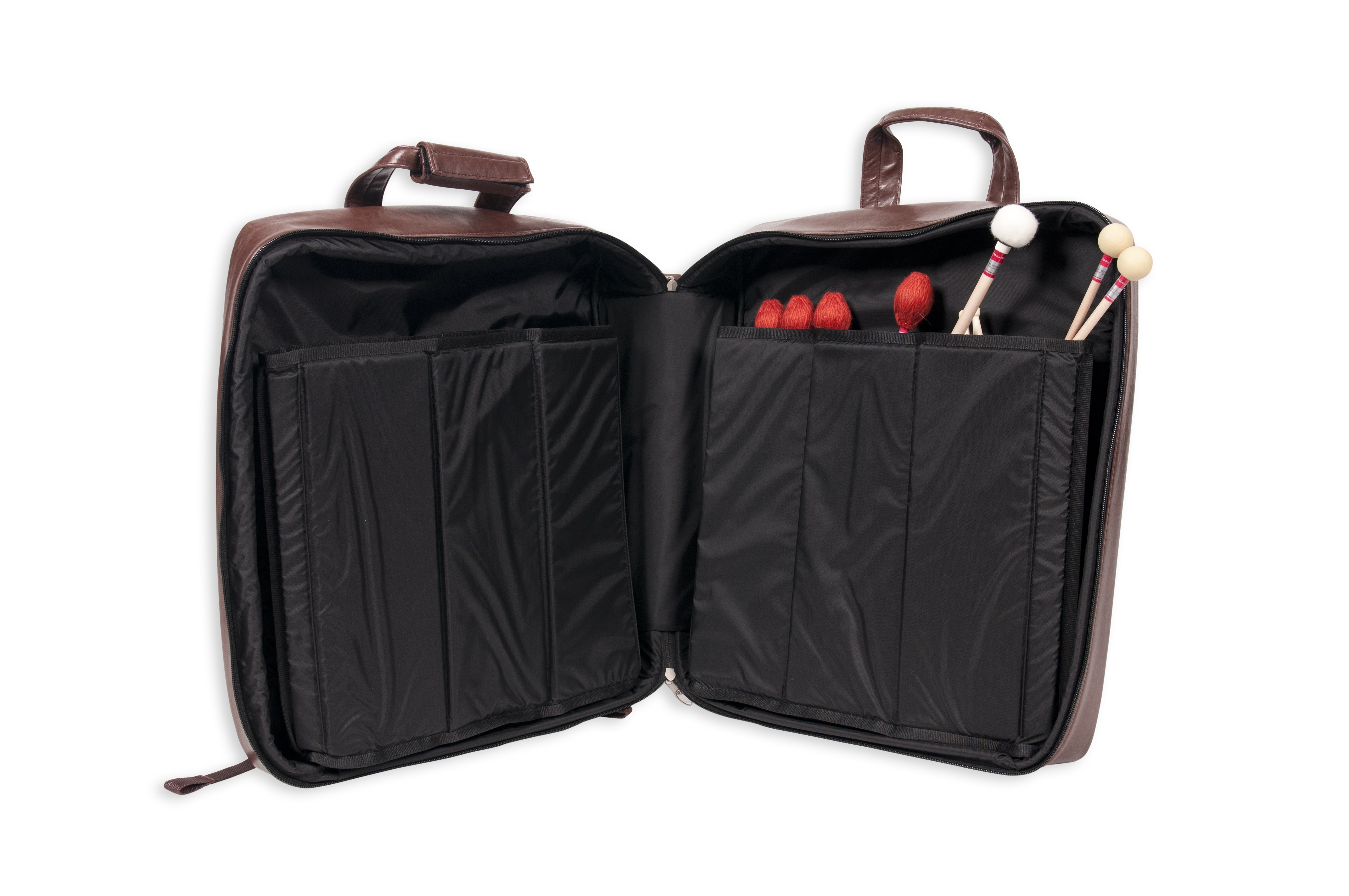 Mallets Bag Professional Synthetic Leather Brown
